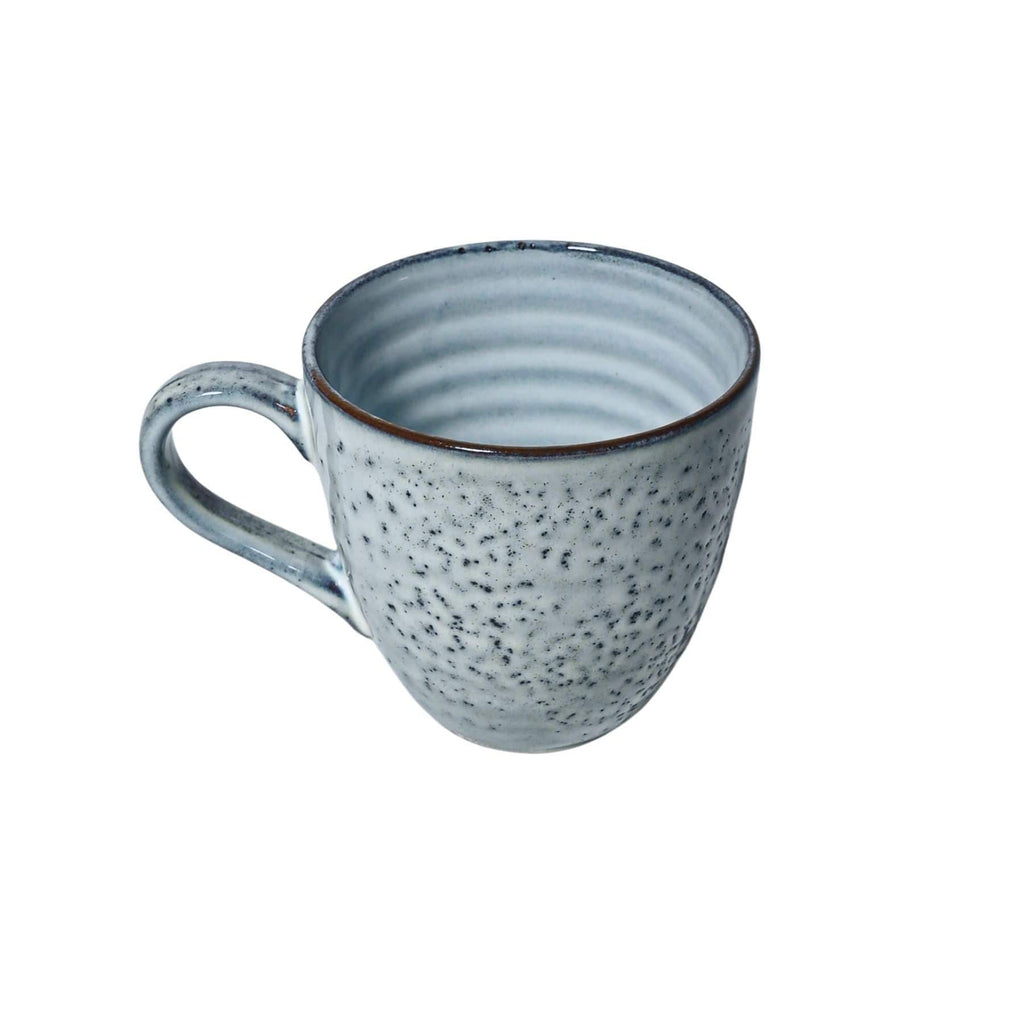 Mug rustique | Gris/Bleu 13x9x9cm