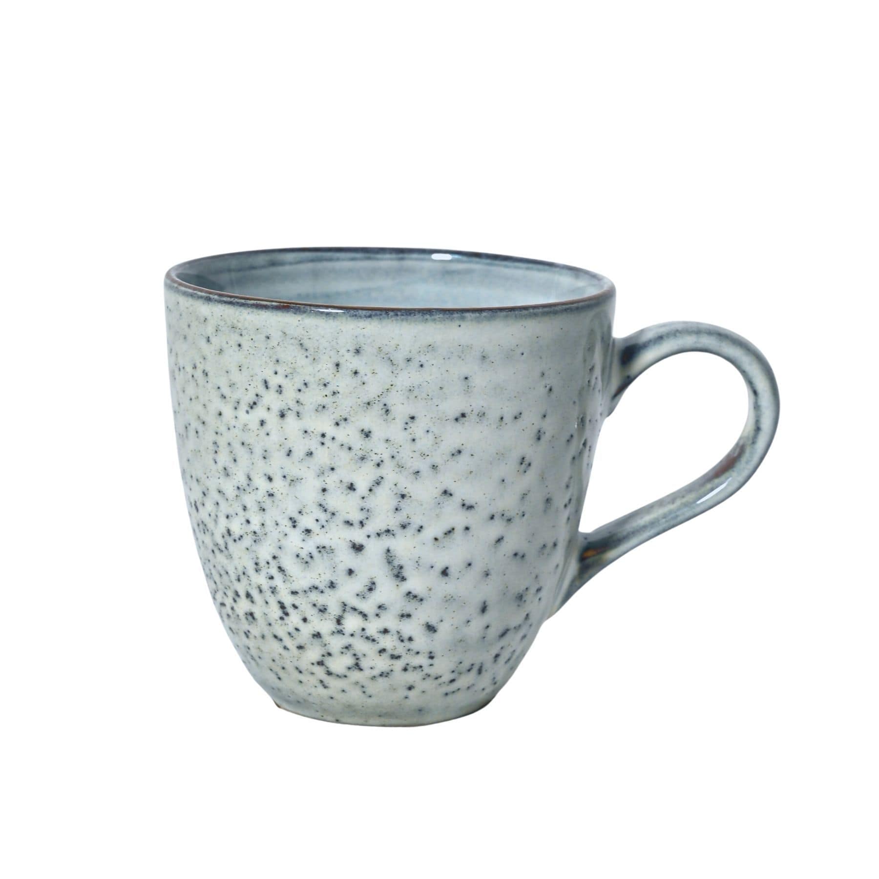Mug rustique | Gris/Bleu 13x9x9cm