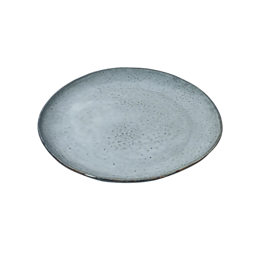 Assiette rustique | Gris/Bleu 27,5 cm