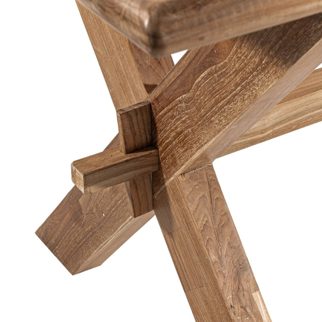 Table à manger en teck recyclé Sahara