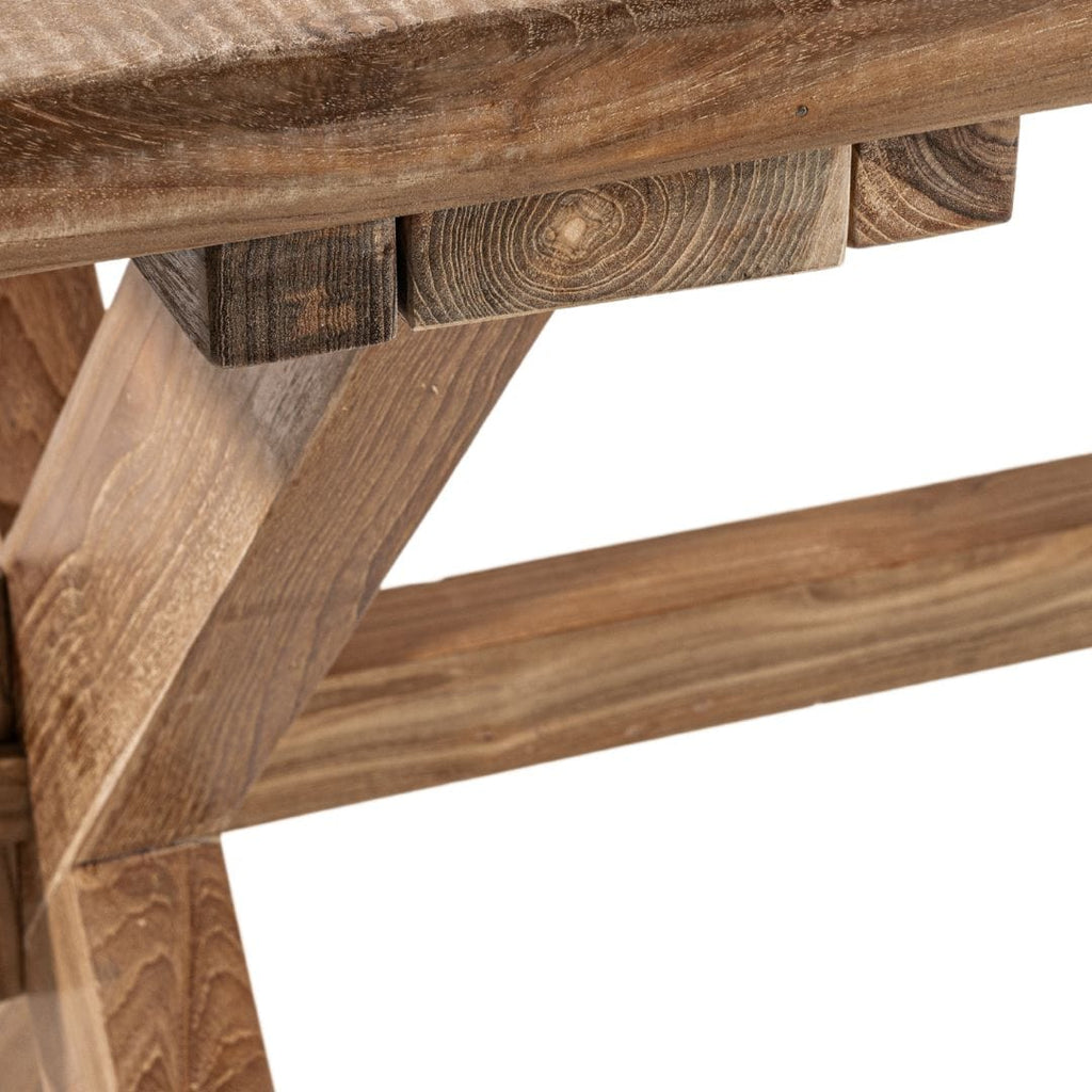 Table à manger en teck recyclé Sahara