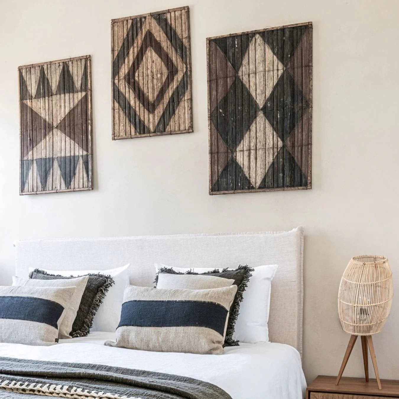 Panneau mural en bambou Salampasu | Z42 | 50x73cm