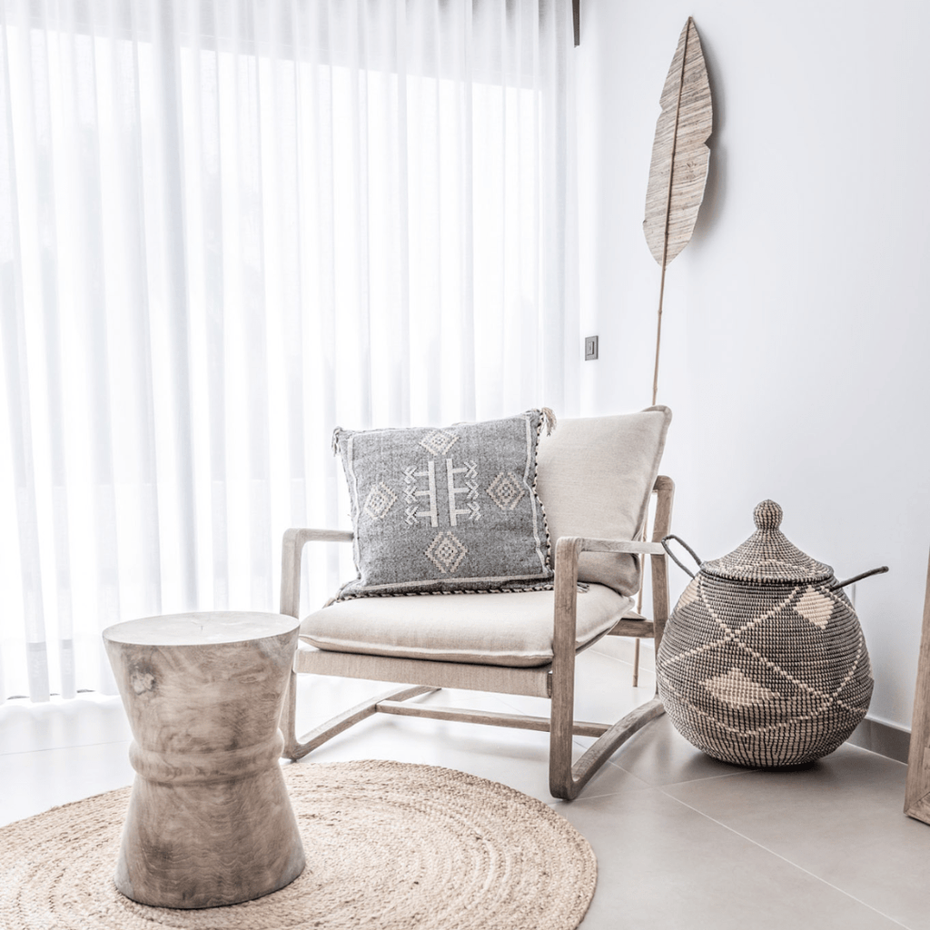 Tabouret Sandglass | Naturel 35x45cm