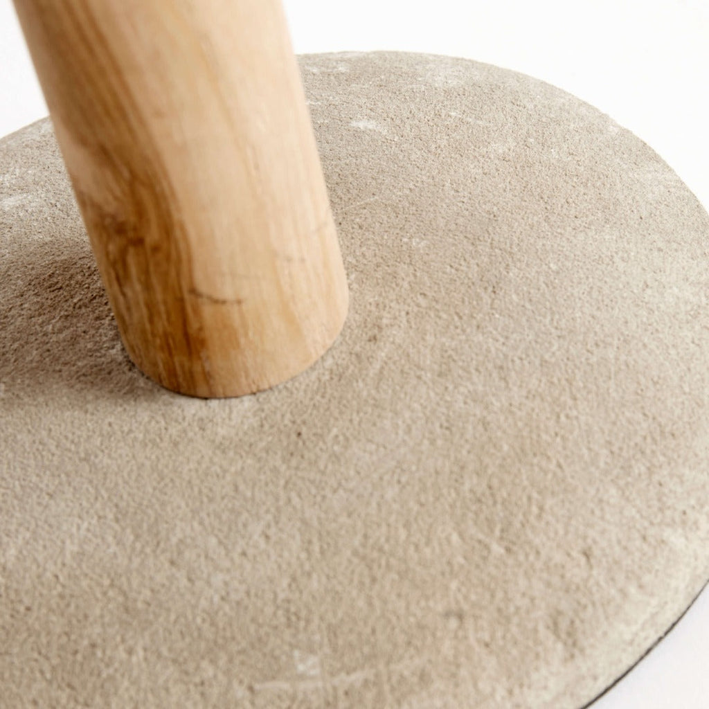 Porte-serviettes en papier en grès | Naturel 14x32,5cm