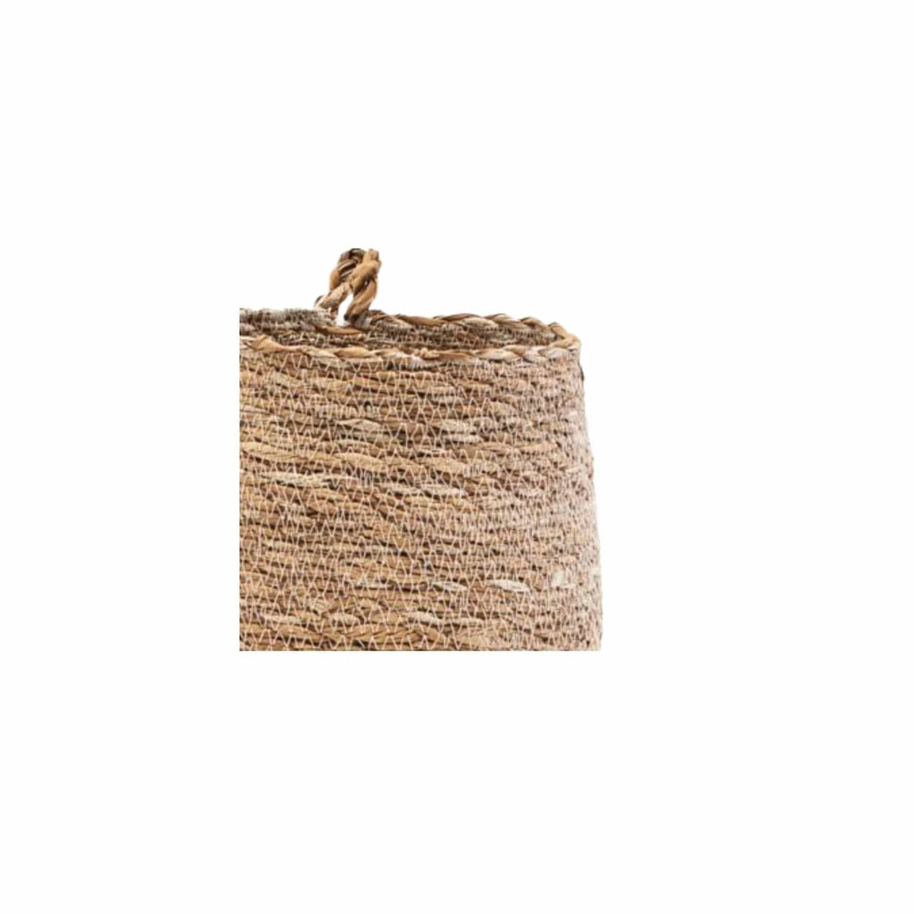 Panier en herbe de mer | Naturel 18x16cm