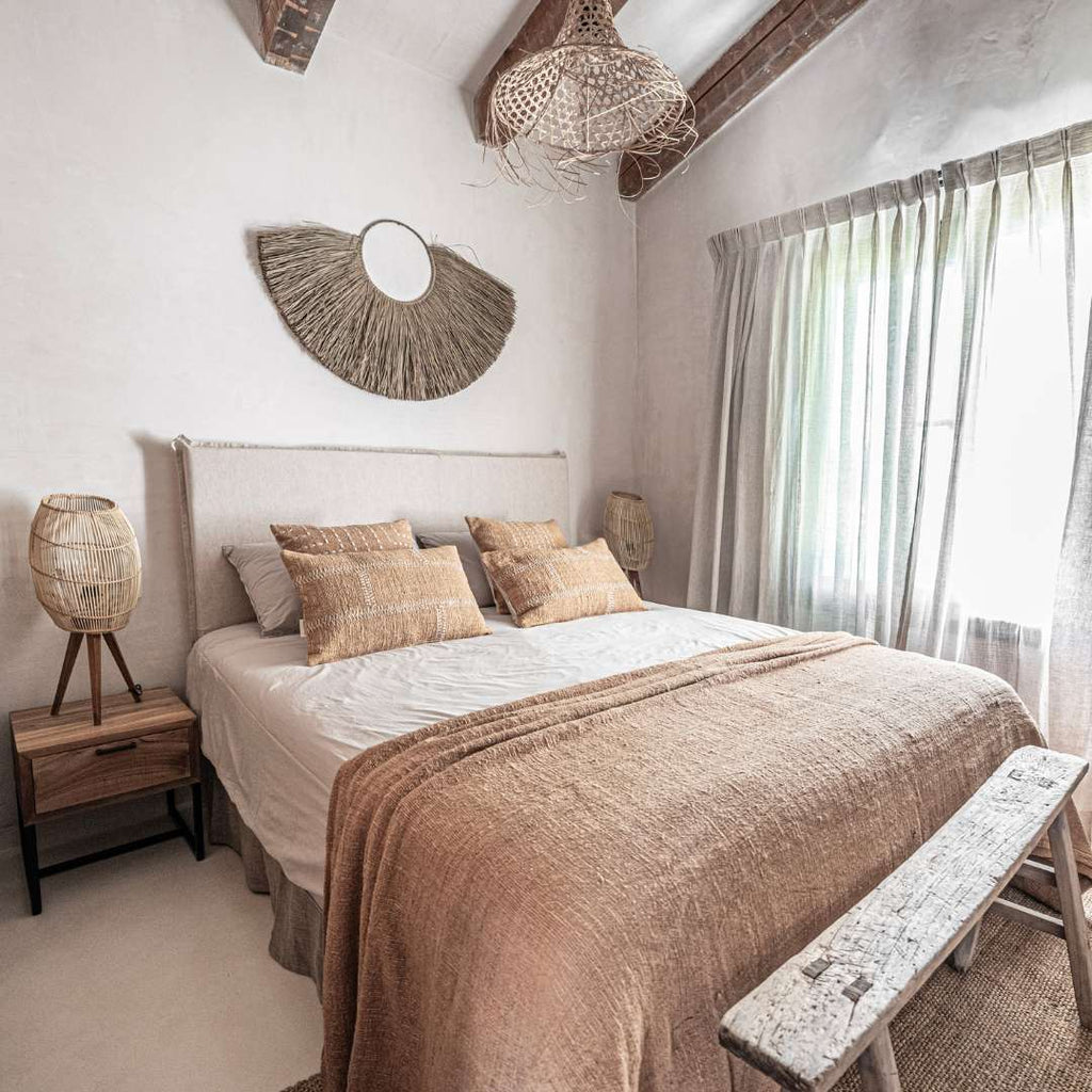 Décoration murale en herbe de mer