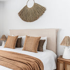 Décoration murale en herbe de mer