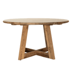 Table de salle à manger ronde Senza en teck recyclé