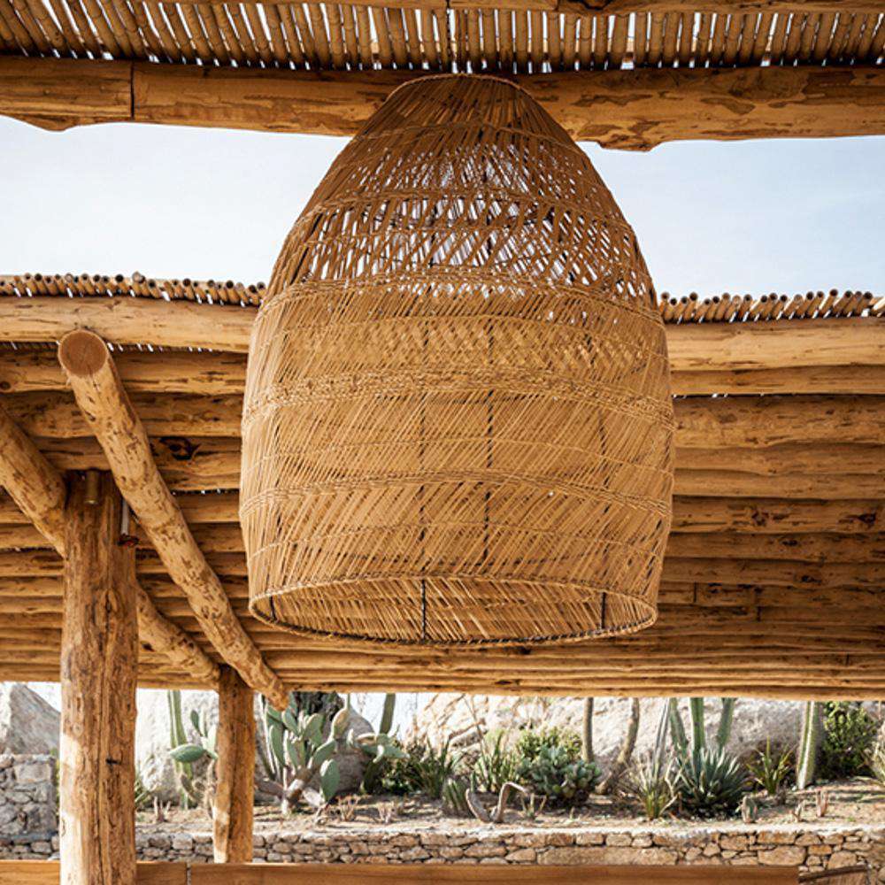 Abat-jour en herbe de mer Shezad | L