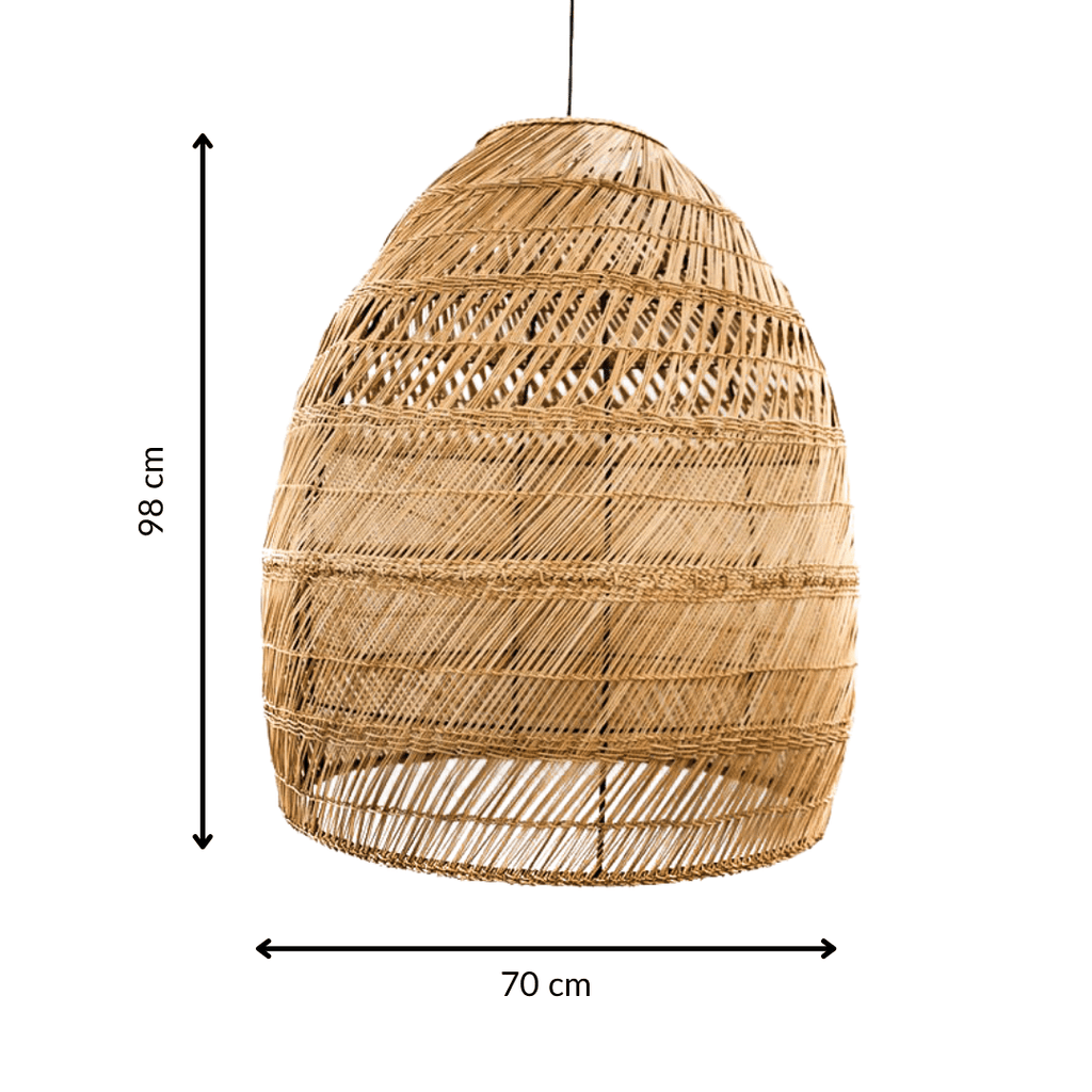 Abat-jour en herbe de mer Shezad | L