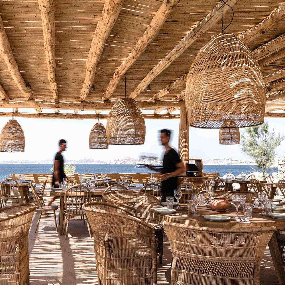 Abat-jour en herbe de mer Shezad | S