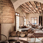 Abat-jour en herbe de mer Shezad | S