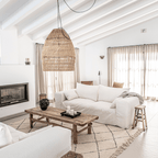 Abat-jour en herbe de mer Shezad | L