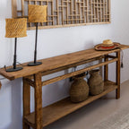 Lampe de table Shezad | Naturel/Brun M