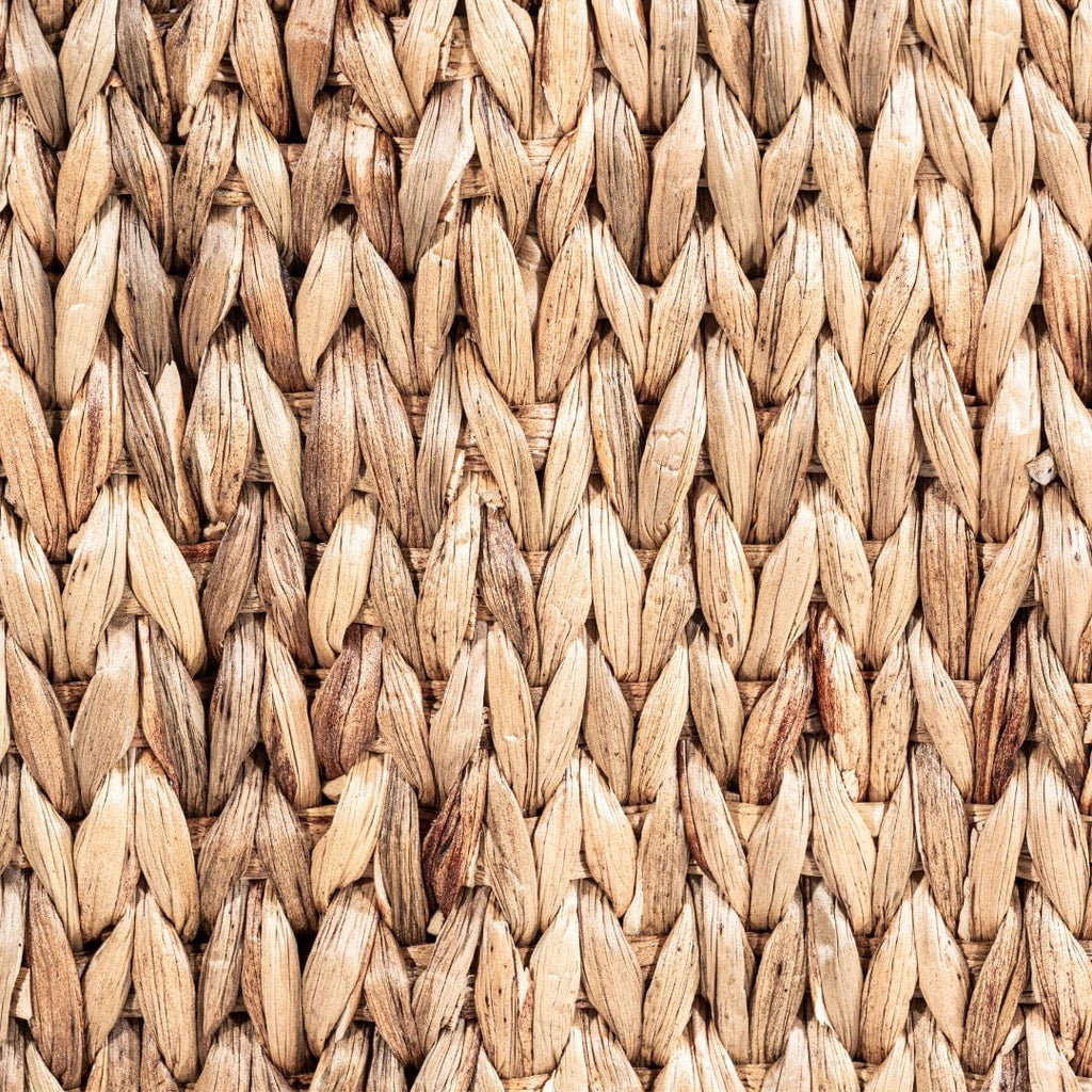 Panier en jonc d'eau Sienna avec porte-rouleau de papier toilette