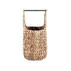 Panier en jonc d'eau Sienna avec porte-rouleau de papier toilette