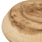 Tabouret en Suar en spirale | 40x46cm