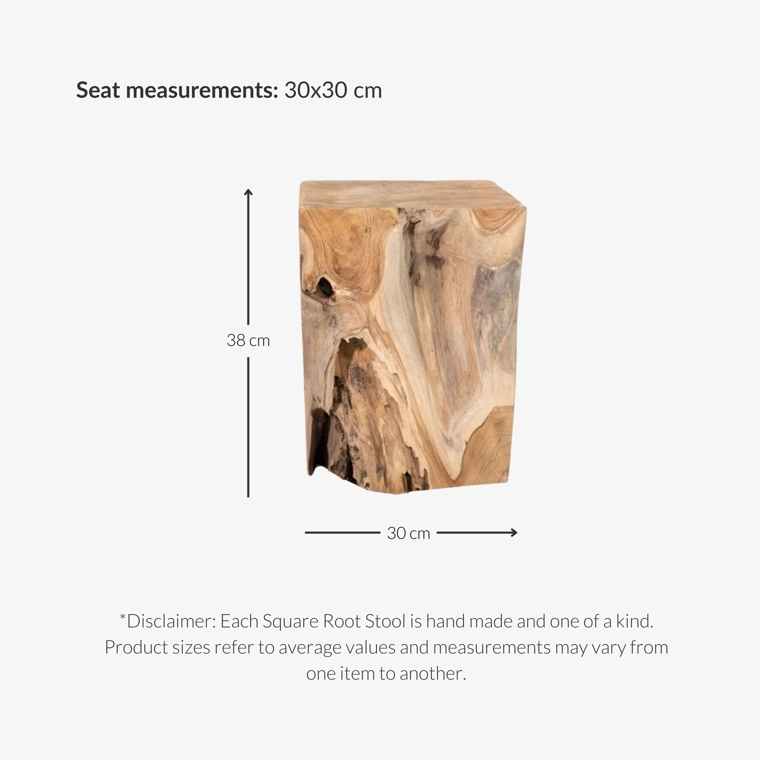 Tabouret Racine Carrée
