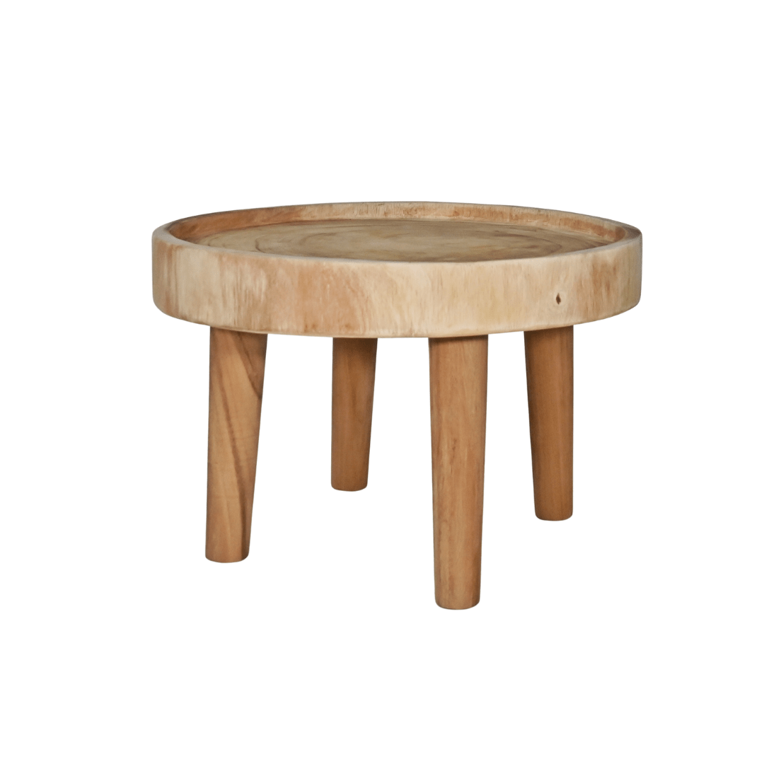 Table basse en bois de Suar | 70x45cm