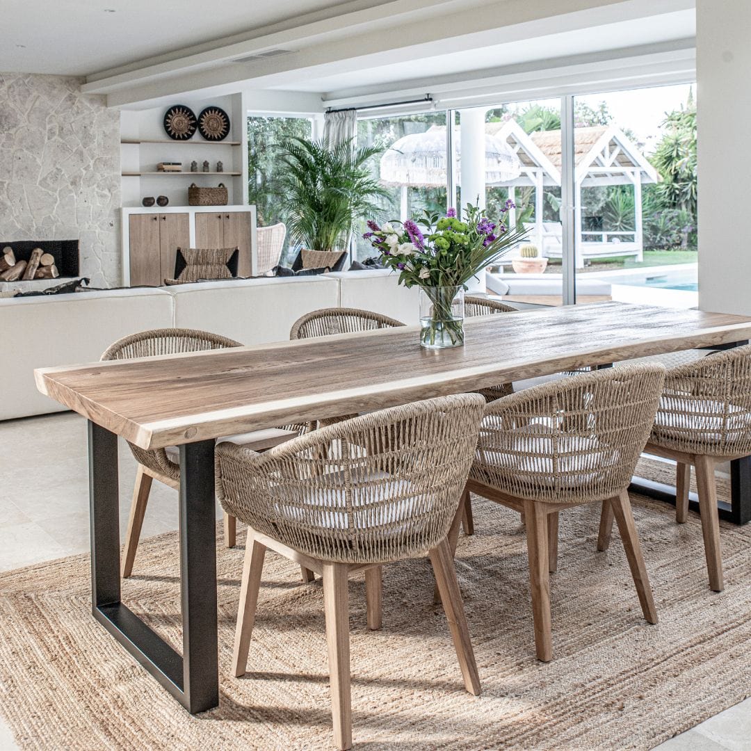 Table à manger en bois de Suar | 300cm