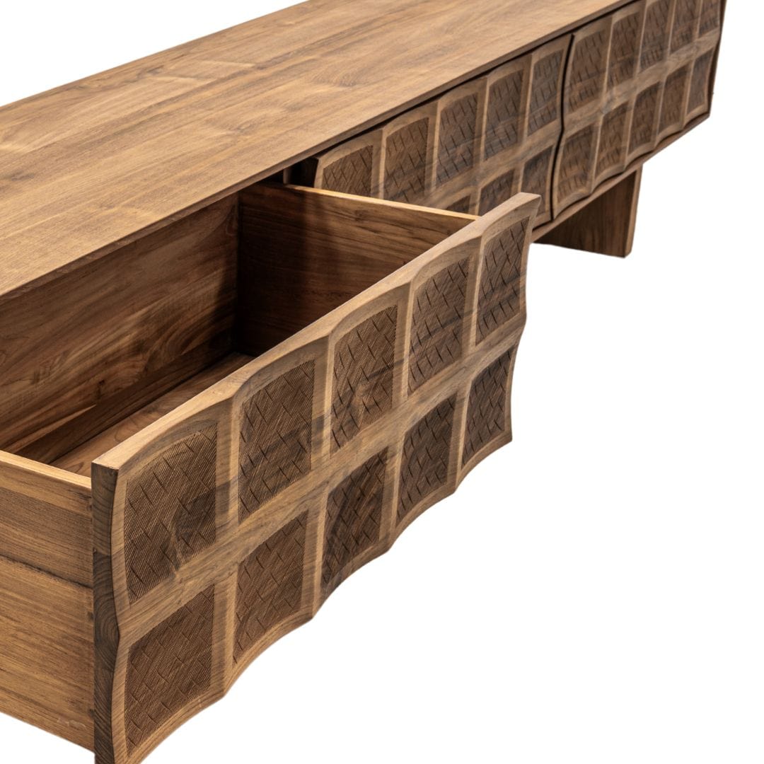 Meuble TV Sungkai | 240x45x51cm