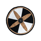 Panier mural décoratif Suri | Noir/Blanc 60cm