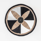 Panier mural décoratif Suri | Noir/Blanc 60cm