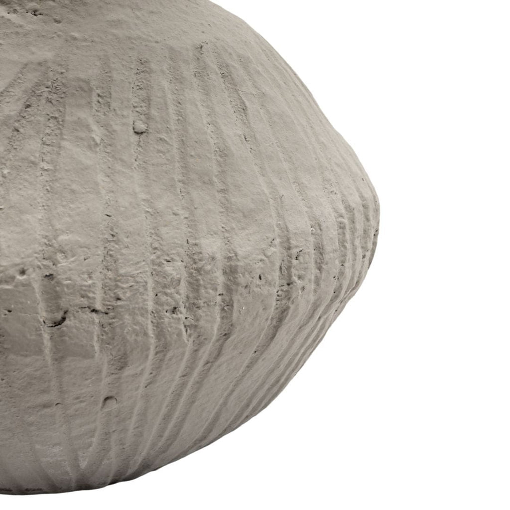 Lampe de table Tahlia en forme de calebasse cannelée