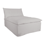 Canapé Chaise Longue en Lin Tarifa | 105x160x80cm