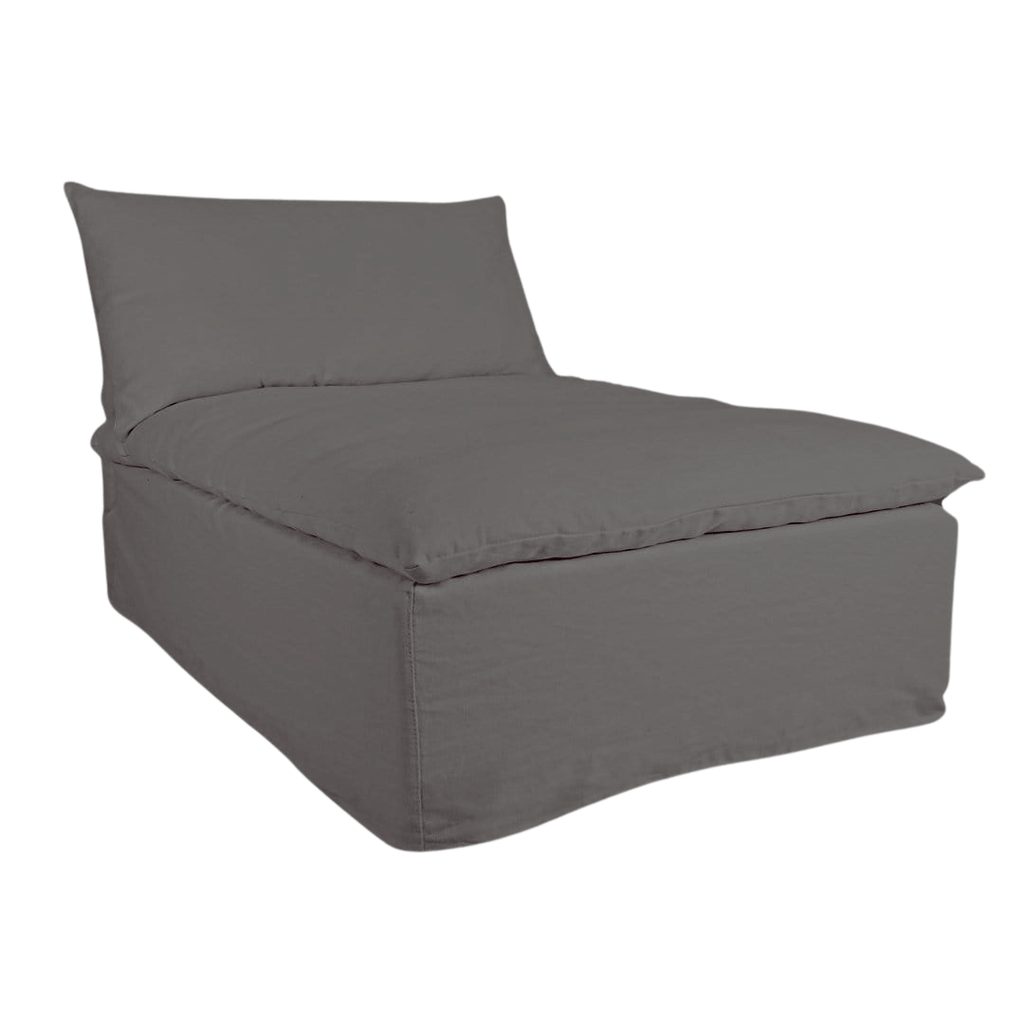 Canapé Chaise Longue en Lin Tarifa | 105x160x80cm