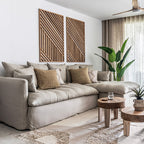 Canapé Chaise Longue en Lin Tarifa | Réversible