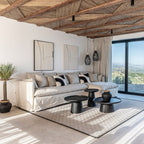 Canapé Chaise Longue en Lin Tarifa | Réversible