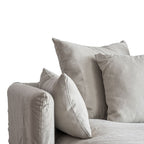 Canapé Chaise Longue en Lin Tarifa | Réversible