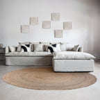 Canapé Chaise Longue en Lin Tarifa | Réversible