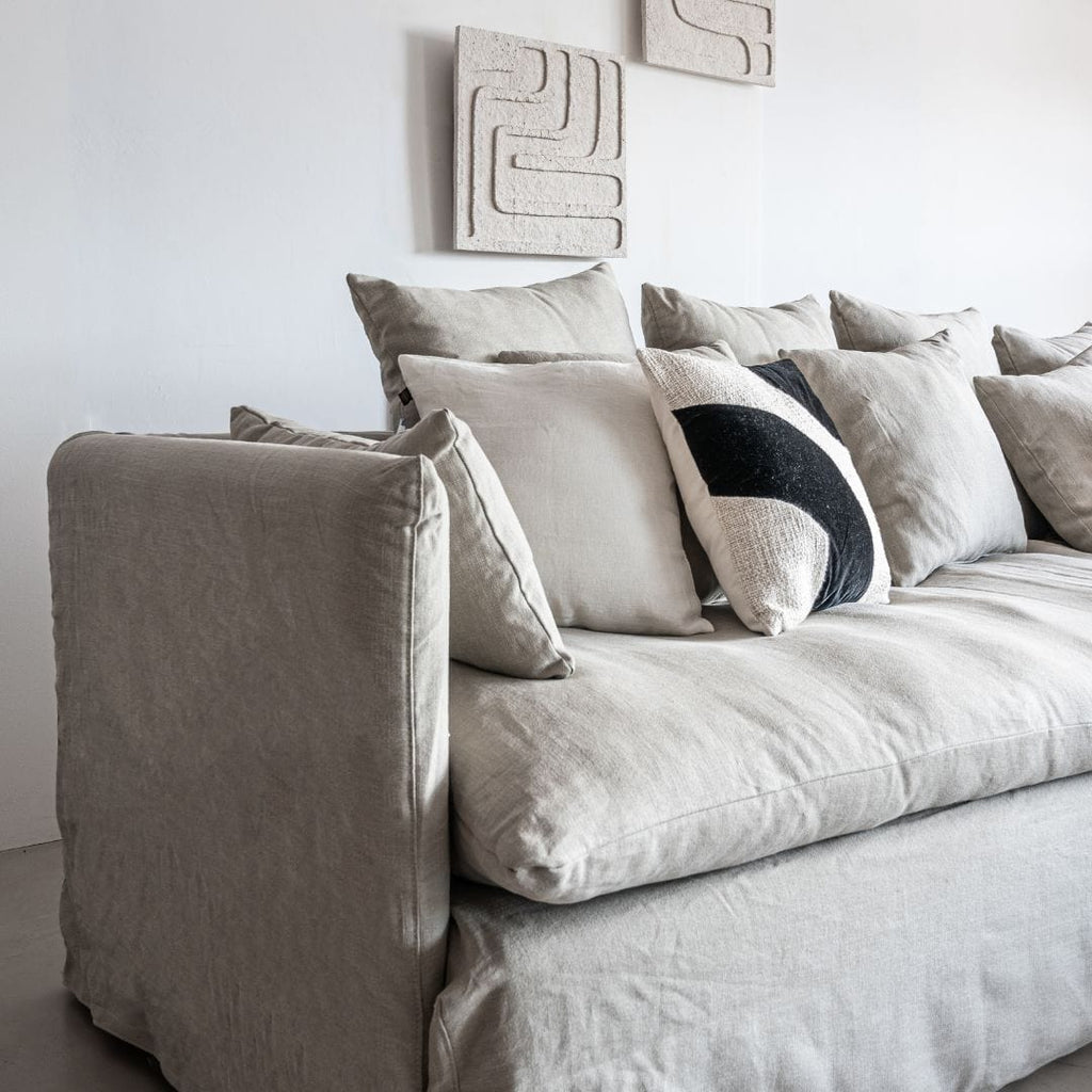 Canapé Chaise Longue en Lin Tarifa | Réversible