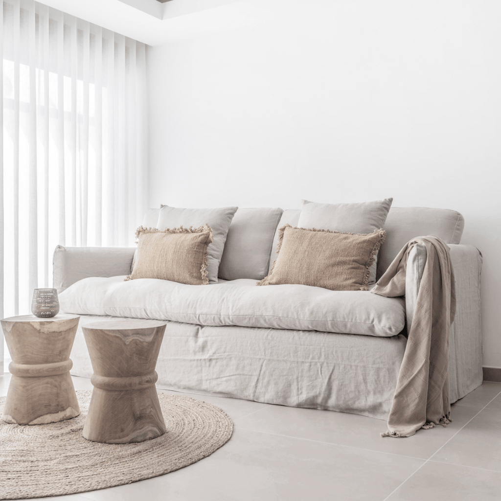 Canapé en lin Tarifa | 240 cm