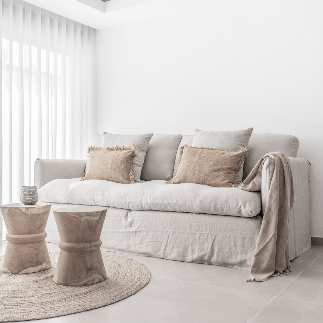 Canapé en lin Tarifa | 240 cm