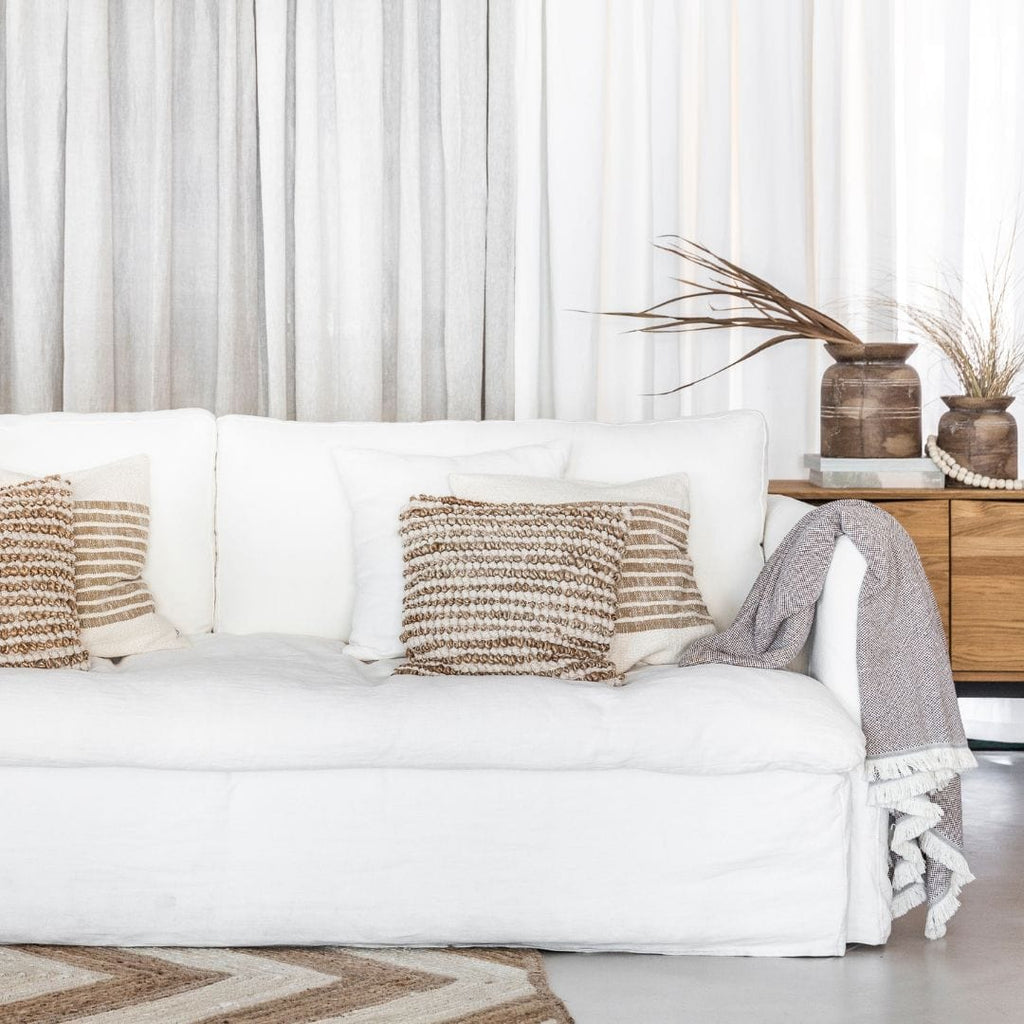 Canapé en lin Tarifa | 240 cm