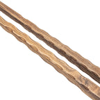 Bâtonnets à manger en teck et support à bâtonnets (Hashioki) | Naturel