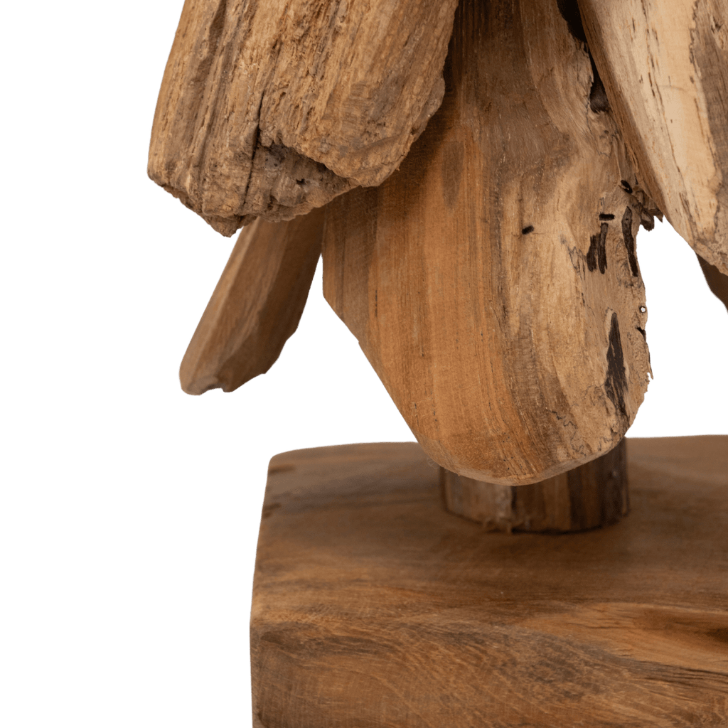 Sapin de Noël en teck