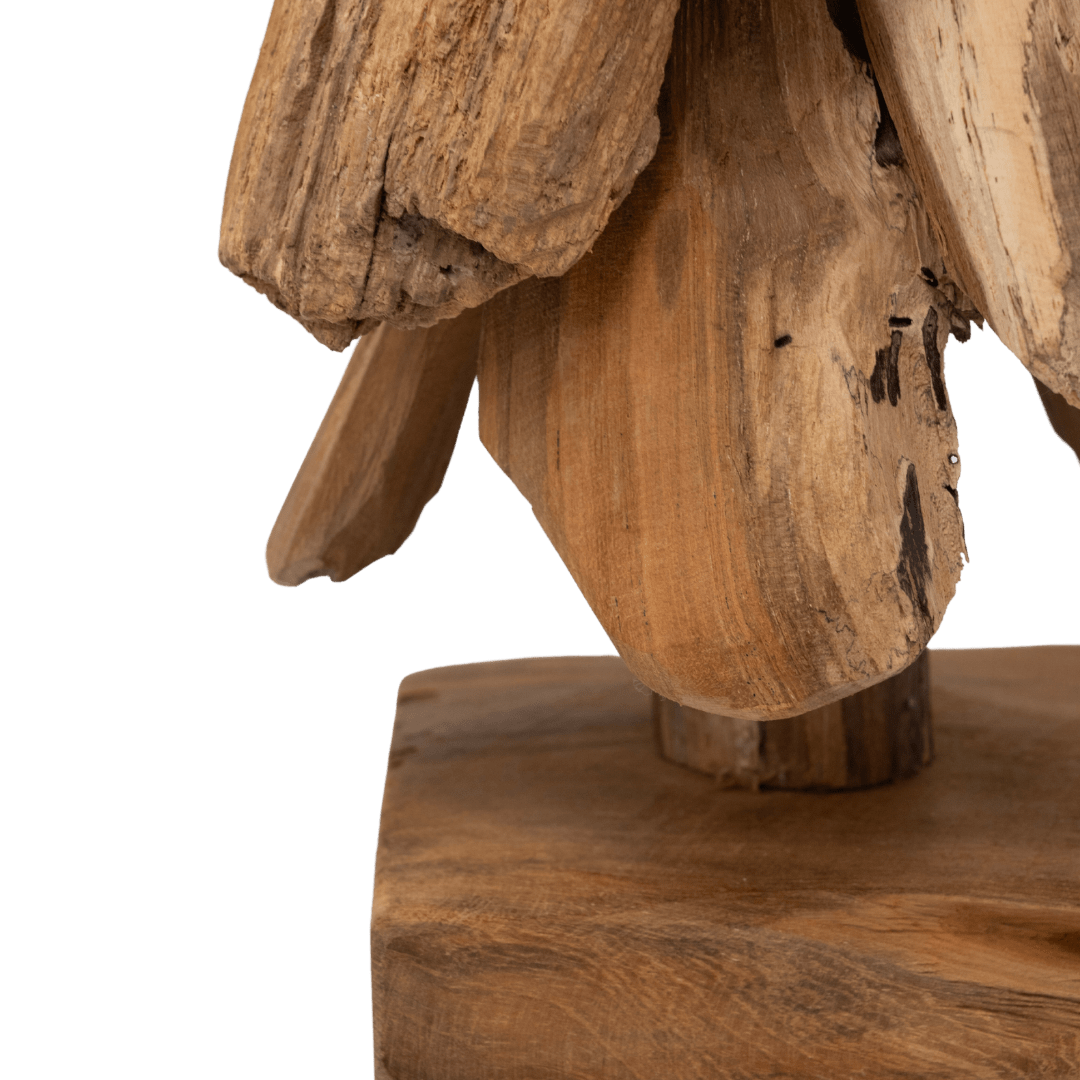 Sapin de Noël en teck