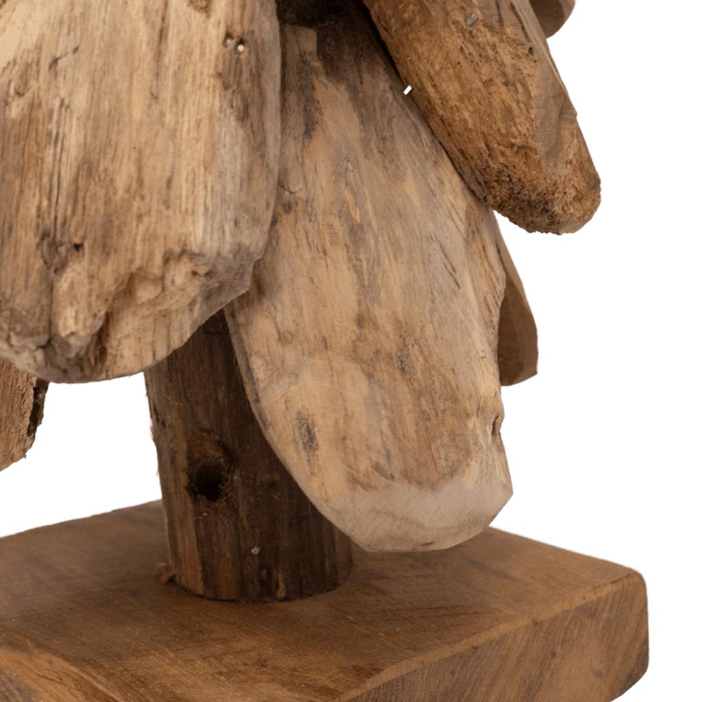 Sapin de Noël en teck