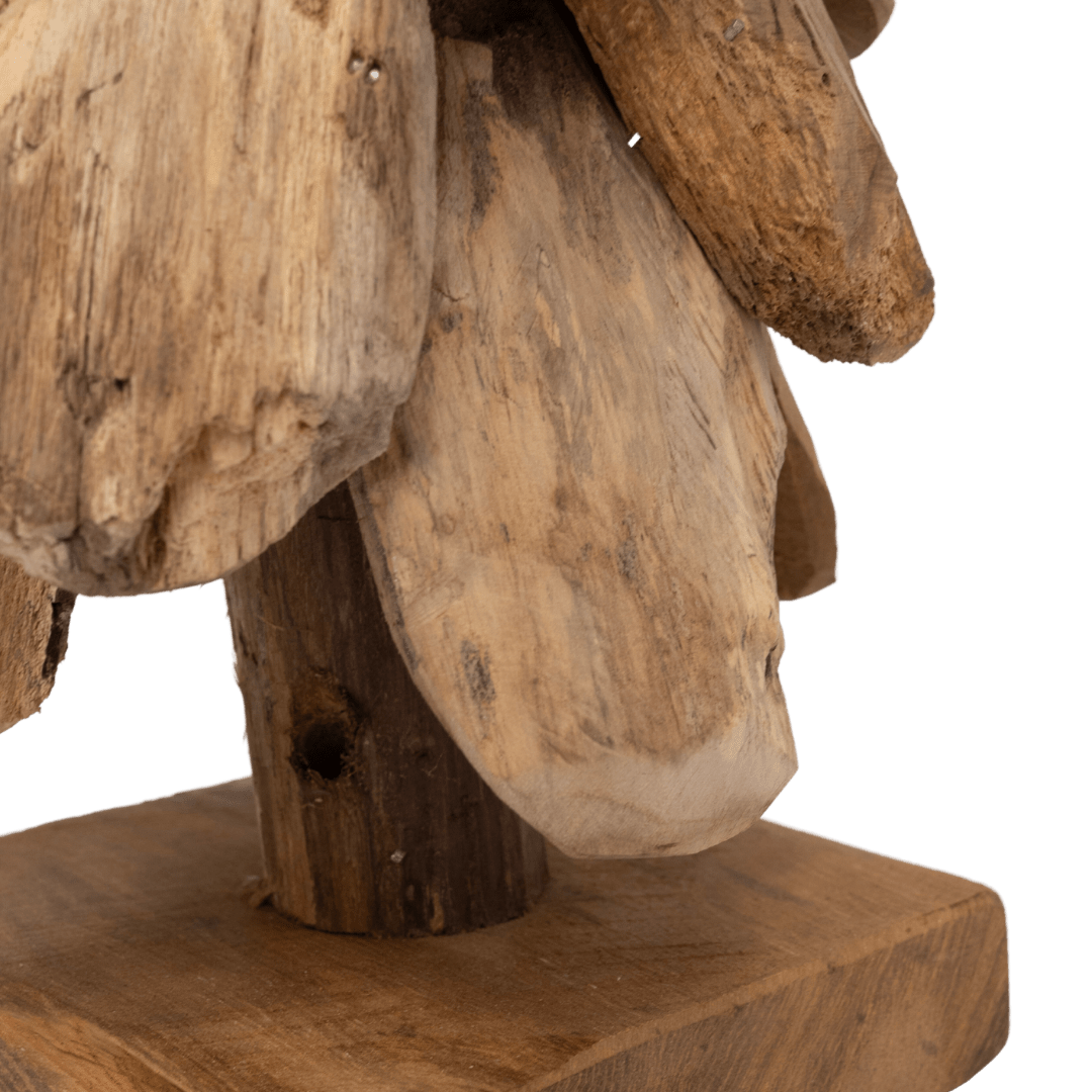 Sapin de Noël en teck