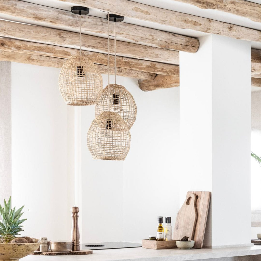 Planche à découper en teck | Abstrait | 30cm