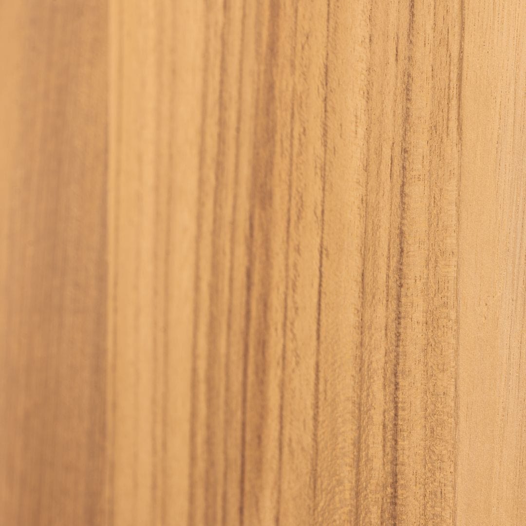 Armoire en teck et rotin