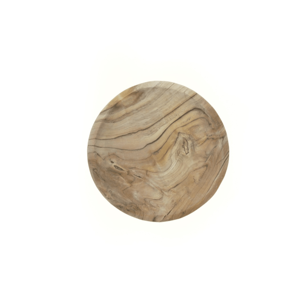 Assiette de service en teck | 30x6cm