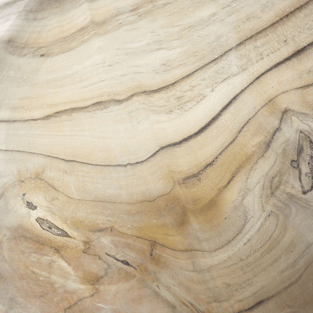 Assiette de service en teck | 30x6cm