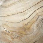 Assiette de service en teck | 30x6cm