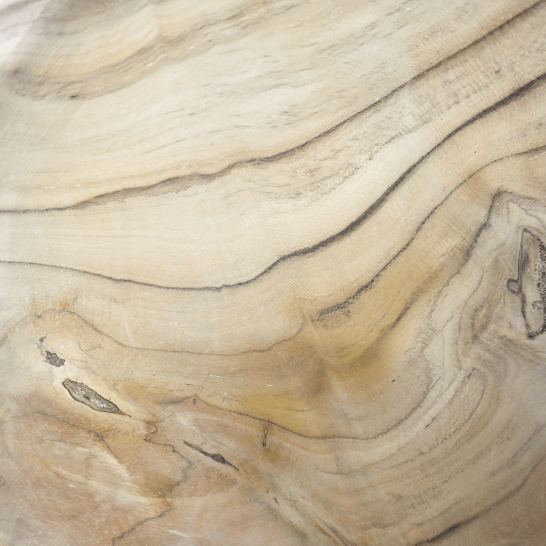 Assiette de service en teck | 30x6cm