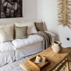 Plateau carré en teck | 30x30x8cm